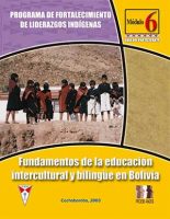 Módulo 6: Fundamentos de la educación intercultural y bilingüe en Bolivia