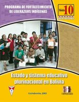 Módulo 10: Estado y sistema educativo plurinacional en Bolivia